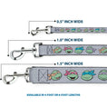 Load image into Gallery viewer, Dog Leash - Teenage Mutant Ninja Turtles Expressions Gray