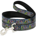 Load image into Gallery viewer, Dog Leash - Teenage Mutant Ninja Turtles Battle Purple Foot Soldier Ninja Video Game Scene Grays