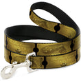 Load image into Gallery viewer, Dog Leash - THE POLAR EXPRESS ROUND TRIP Ticket Black/Golds