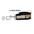 Load image into Gallery viewer, Dog Leash - POLAR EXPRESS Train Cars Black/Golds