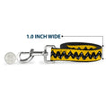 Load image into Gallery viewer, Dog Leash - Peanuts Charlie Brown Zig Zag Stripe Yellow/Black
