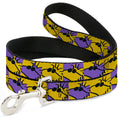 Load image into Gallery viewer, Dog Leash - Peanuts Woodstock Shades Pose Blocks Blue/Yellow/Black
