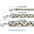 Load image into Gallery viewer, Dog Leash - Peanuts Snoopy Pose Stacked Yellow