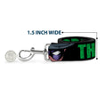 Load image into Gallery viewer, Dog Leash - THE RIDDLER/Face CLOSE-UP Black/Green