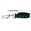 Load image into Gallery viewer, Dog Leash - Rick and Morty Psychedelic Monster Pose Black/Greens