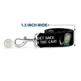 Load image into Gallery viewer, Dog Leash - Rick and Morty Rick GET BACK IN THE CAR Pose Black/White