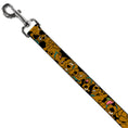 Load image into Gallery viewer, Dog Leash - Scooby Doo Stacked CLOSE-UP Black