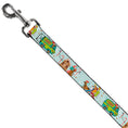 Load image into Gallery viewer, Dog Leash - Scooby Doo Holiday Scenes and Icons Baby Blue