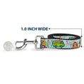 Load image into Gallery viewer, Dog Leash - Scooby Doo Holiday Scenes and Icons Baby Blue