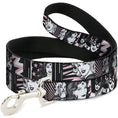 Load image into Gallery viewer, Dog Leash - Batgirl/Wonder Woman/Supergirl Retro Panels Black/Pink/White
