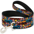 Load image into Gallery viewer, Dog Leash - SUPERMAN Action Blocks Red/Blue