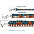 Load image into Gallery viewer, Dog Leash - Superman Shield Americana Red/White/Blue/Yellow