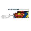 Load image into Gallery viewer, Dog Leash - Jagged Superman Shield CLOSE-UP Yellow/Blue/Red