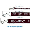 Load image into Gallery viewer, Dog Leash - Supernatural JOIN THE HUNT/Symbols Scattered Reds/White