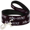 Load image into Gallery viewer, Dog Leash - Supernatural JOIN THE HUNT/Symbols Scattered Reds/White