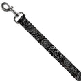 Load image into Gallery viewer, Dog Leash - Supernatural Devil's Trap Pentagrams Grays/Black/White