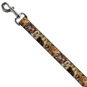 Dog Leash - SUPERNATURAL 4-Character Saintly Icons/Skull & Roses