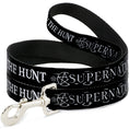 Load image into Gallery viewer, Dog Leash - SUPERNATURAL JOIN THE HUNT Icons Logo/Pentagrams Black/White