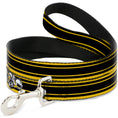 Load image into Gallery viewer, Dog Leash - SUPER BEE Logo/Stripes Black/Yellow/White