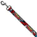 Load image into Gallery viewer, Dog Leash - THE AMAZING SPIDER-MAN Stacked Comic Books/Action Poses