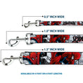 Load image into Gallery viewer, Dog Leash - SPIDER-MAN Action Poses/Comic Scenes White/Black/Red
