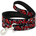 Load image into Gallery viewer, Dog Leash - SPIDER-MAN/3-Poses/Spider Web Sketch Black/White/Red