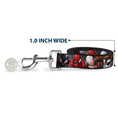 Load image into Gallery viewer, Dog Leash - 6-Spider Hero Action Poses Grays