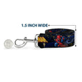 Load image into Gallery viewer, Dog Leash - SPIDER-MAN Title Logo and Action Skyline Poses