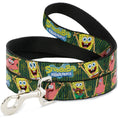 Load image into Gallery viewer, Dog Leash - SpongeBob & Patrick Starfish Bamboo Frames/Logo