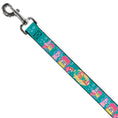 Load image into Gallery viewer, Dog Leash - Patrick, SpongeBob & Gary NOT NORMAL Aqua