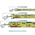 Load image into Gallery viewer, Dog Leash - SpongeBob Expressions Stripe Blue