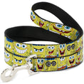 Load image into Gallery viewer, Dog Leash - SpongeBob Expressions Stripe Blue