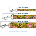 Load image into Gallery viewer, Dog Leash - SpongeBob & Patrick Starfish Poses Pineapple Gold