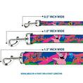 Load image into Gallery viewer, Dog Leash - Nerd SpongeBob & Patrick Starfish Running JUMPIN' JELLYFISH! Multi Color/Red