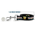 Load image into Gallery viewer, Dog Leash - SpongeBob Arms Up Rainbow Pose/IMAGINAAATION Black/Multi Color