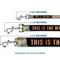 Load image into Gallery viewer, Dog Leash - Star Wars The Child Chibi Pod Pose THIS IS THE WAY Black/Multi Color