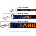 Load image into Gallery viewer, Dog Leash - Star Wars Jedi Order Insignia/TANO Text Blues/Orange
