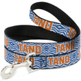 Load image into Gallery viewer, Dog Leash - Star Wars The Clone Wars Ahsoka TANO Text Waves White/Blue/Orange
