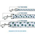Load image into Gallery viewer, Dog Leash - Star Wars The Child Holiday Carriage Pod Scattered White/Gray