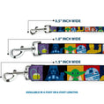 Load image into Gallery viewer, Dog Leash - Star Wars Classic 16-Character Pose Blocks Multi Color