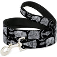 Load image into Gallery viewer, Dog Leash - Star Wars Ships and Vehicles Black/Grays