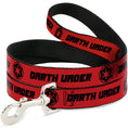Load image into Gallery viewer, Dog Leash - Star Wars DARTH VADER Text and Galactic Empire Logo Red/Black