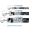 Load image into Gallery viewer, Dog Leash - TOM & JERRY Face & Pose Sketch Black/White/Red/Blue