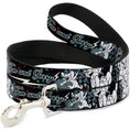 Load image into Gallery viewer, Dog Leash - TOM & JERRY Face & Pose Sketch Black/White/Red/Blue