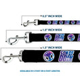 Load image into Gallery viewer, Dog Leash - Thor SON OF ODIN/Hamner Icon Black/White/Blues