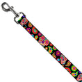 Load image into Gallery viewer, Dog Leash - Bobo Sugar Skull/Paisley Black/Multi Color