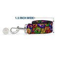 Load image into Gallery viewer, Dog Leash - Colorful Calaveras Stacked Multi Color