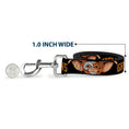Load image into Gallery viewer, Dog Leash - GREMLINS 1984 Gizmo Face Close-Up Black