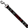 Load image into Gallery viewer, Dog Leash - YELLOWSTONE Dutton Ranch 1886 Icons Black/White/Red