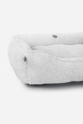 Load image into Gallery viewer, Chester & Lee | Furry Sleeper Dog Bed Gray - image 6